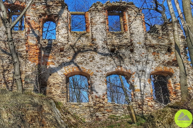 ruiny zamku w Rybnicy