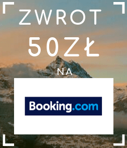 promocja booking.com zwrot 50zł