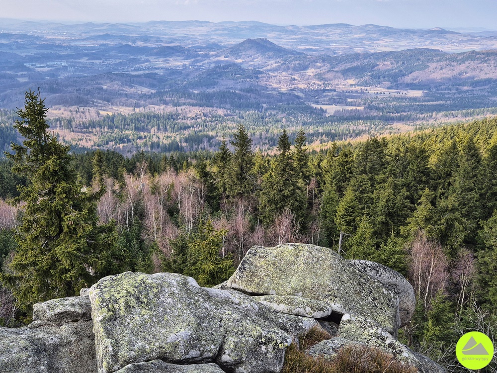 Ostra Mała - punkt widokowy Rudawy Janowickie