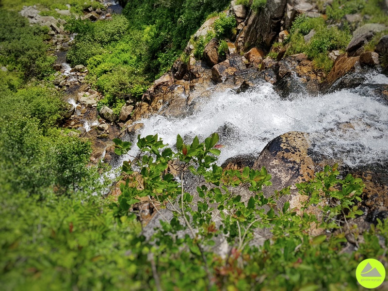 Wodospad Łaby w Karkonoszach