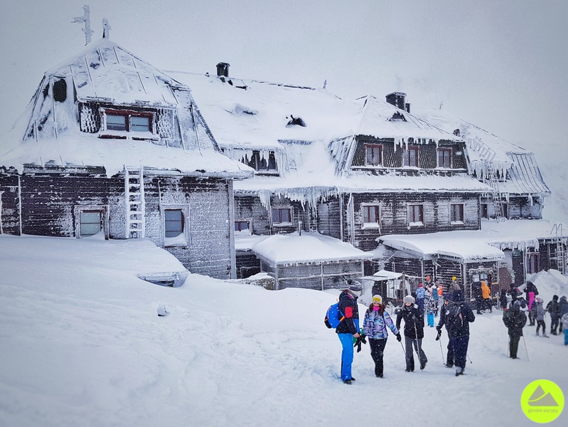 Zimowa trasa na Śnieżkę - schronisko PTTK "Strzecha Akademicka" 