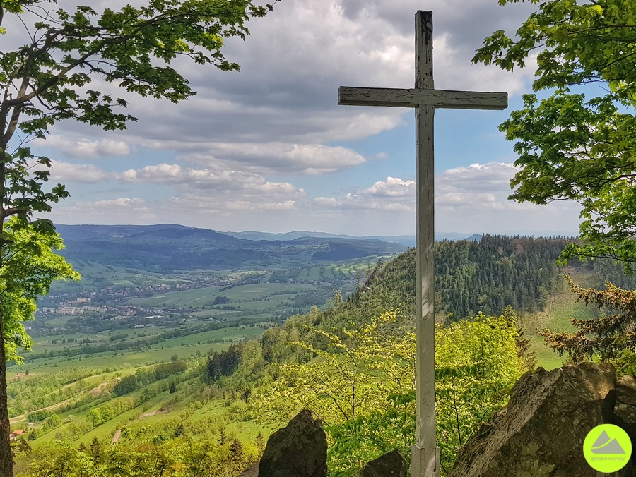 Góry Suche - punkt widokowy na zboczach Rogowca