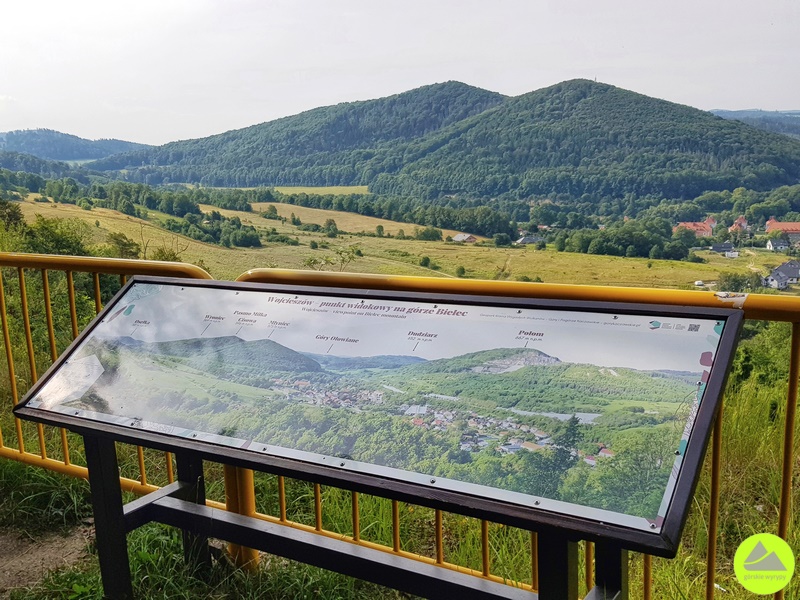 Punkt widokowy na Górze Bielec