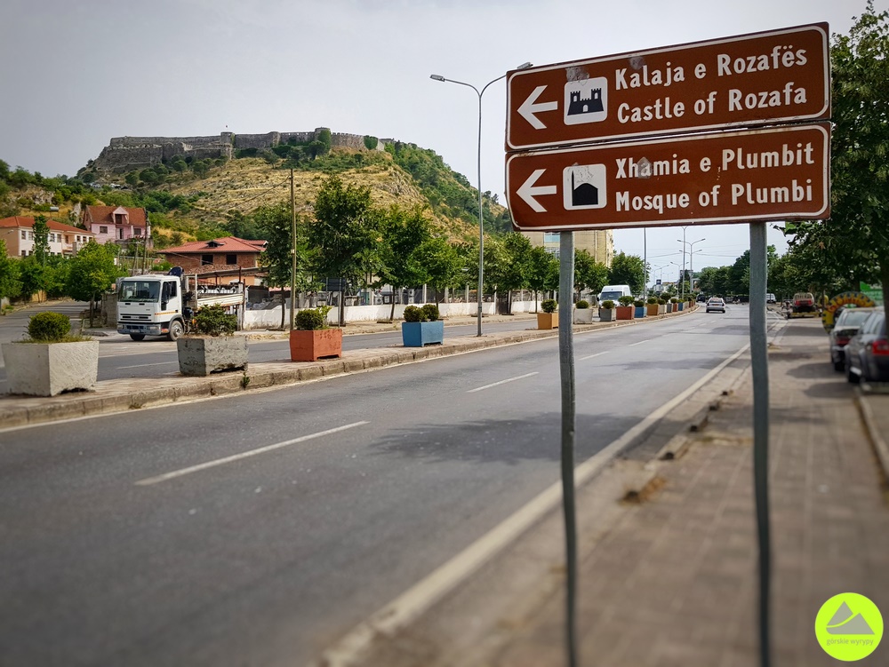 Trasa do Zamku Rozafa w Szkodrze 