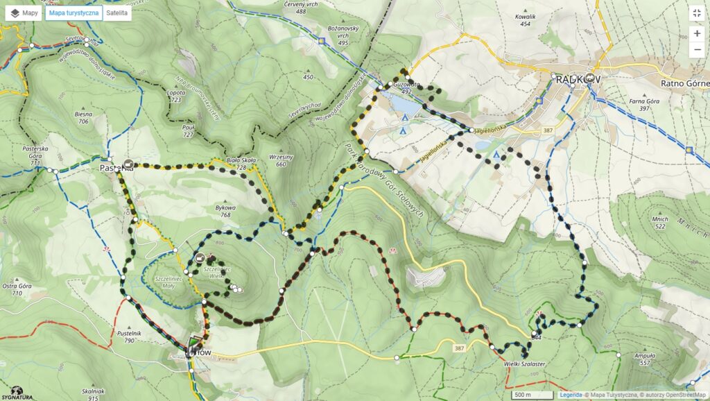 Trasy II Marszu Górskiego Kłodzkie Szlaki