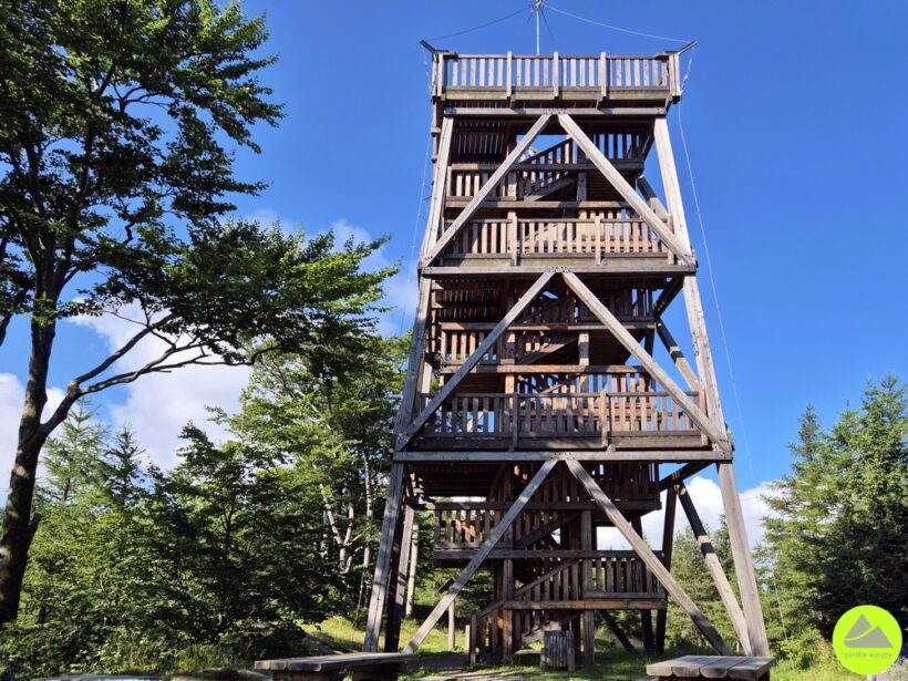 Wieża widokowa na Czerniawskiej Kopie - Góry Izerskie