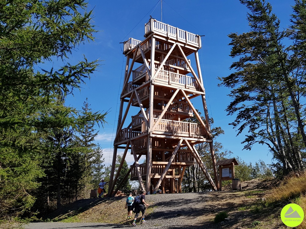 Wieża widokowa na Czerniawskiej Kopie - Góry Izerskie 