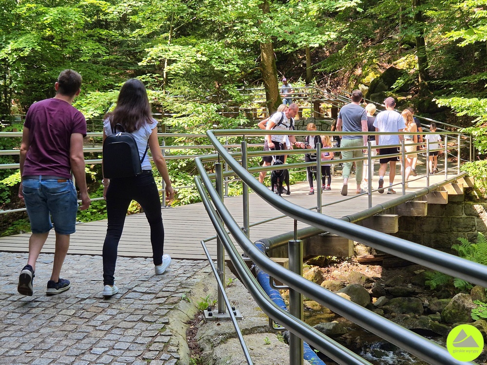 Wodospad Szklarki - najkrótsza trasa 