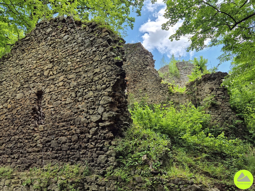 Ruiny Zamku Cisy - Szlak Zamków Piastowskich 