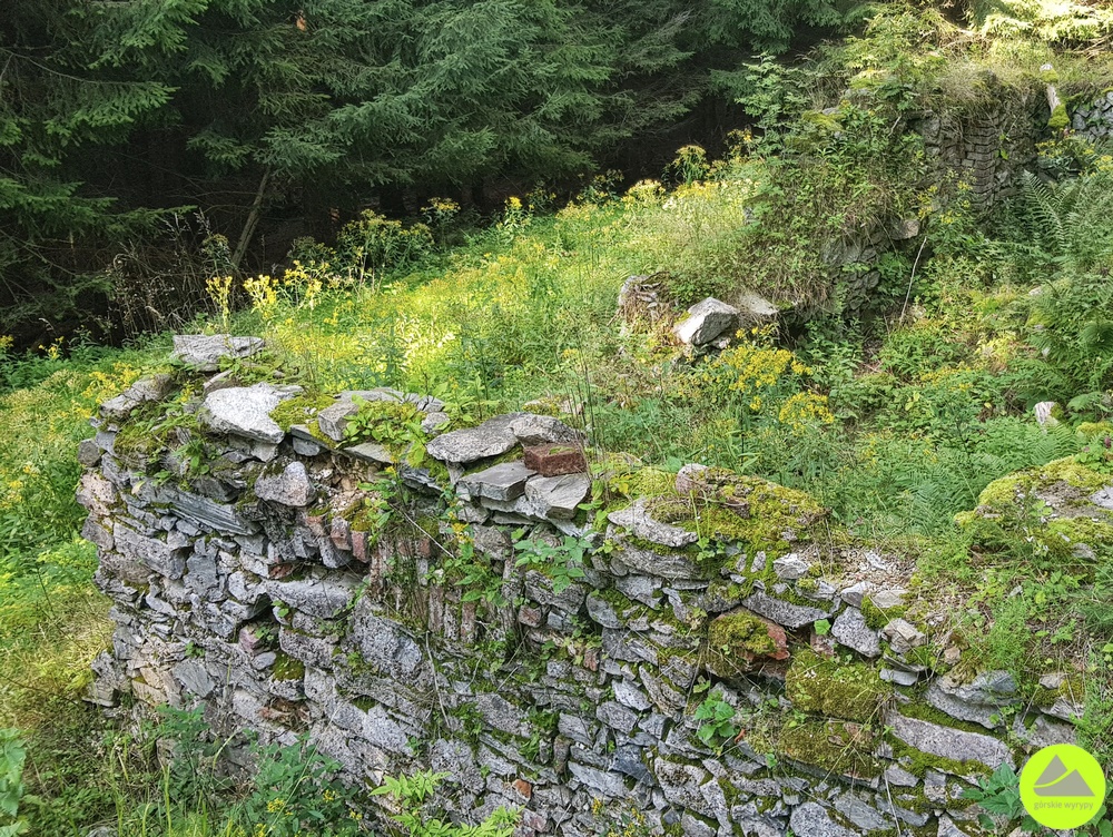 Budniki - ruiny osady w Karkonoszach 