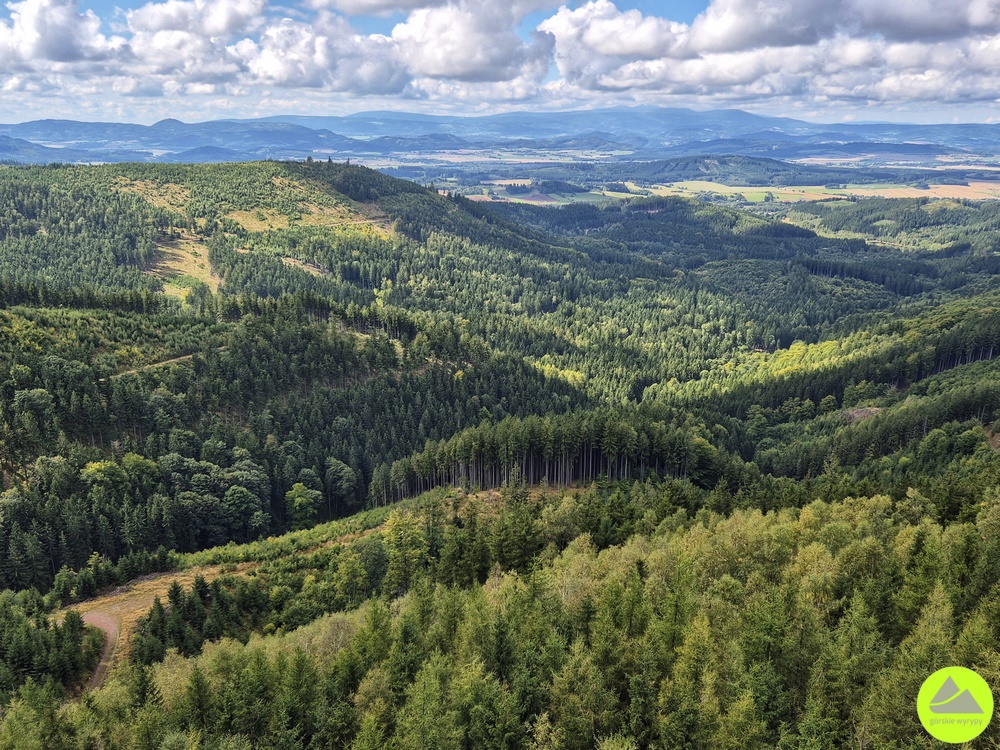 Wieża widokowa w Sudetach 