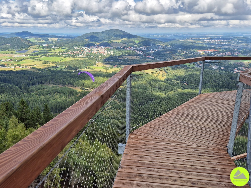 Wieża na Dzikowcu w Górach Kamiennych 