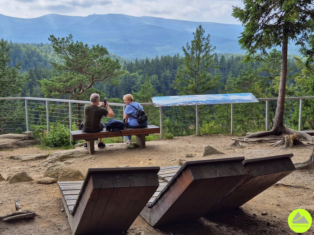 Złoty Widok w Górach Izerskich 