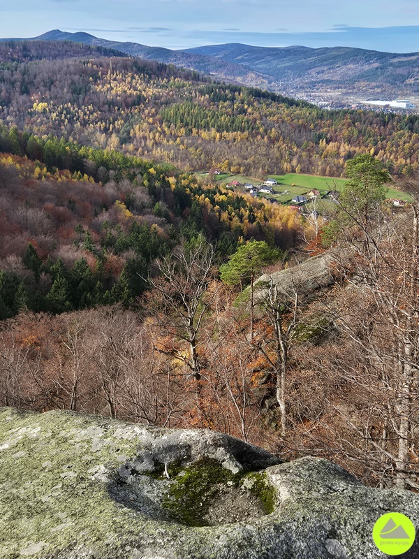 Punkt widokowy w Karkonoszach - góra Chojnik