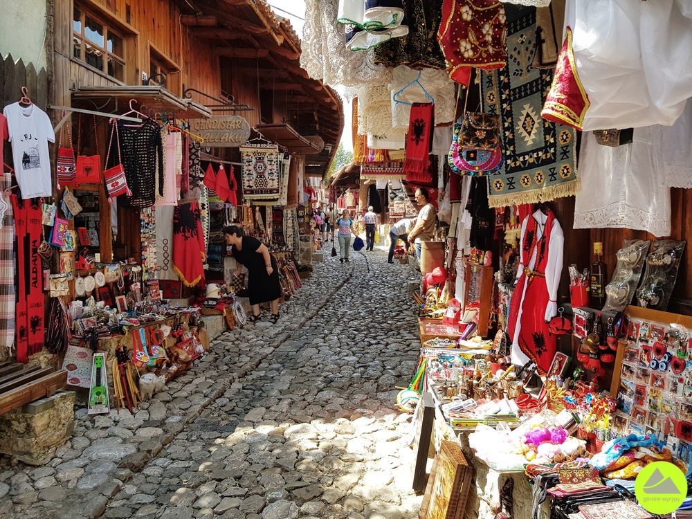 Turecki bazar w Kruji - Albania 