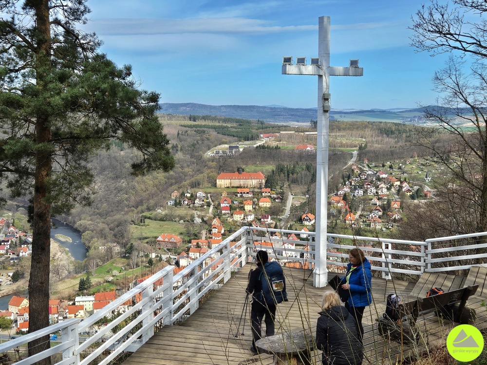 Obryw skalny w Bardzie - punkt widokowy 