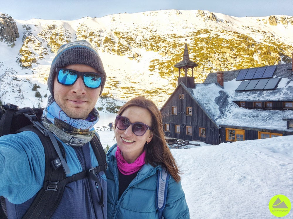 Zimowa trasa z Karpacza w Karkonosze