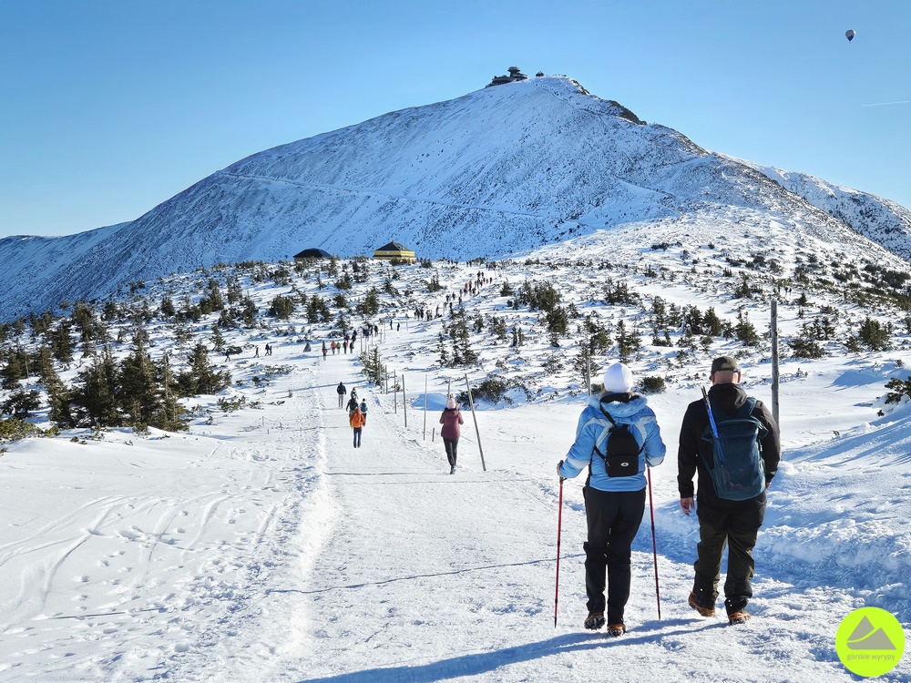 Zimowa trasa w Karkonoszach z Karpacza - Górskie Wyrypy