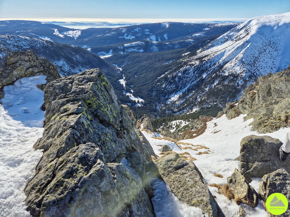 Zima wejście na Śnieżkę - Górskie Wyrypy