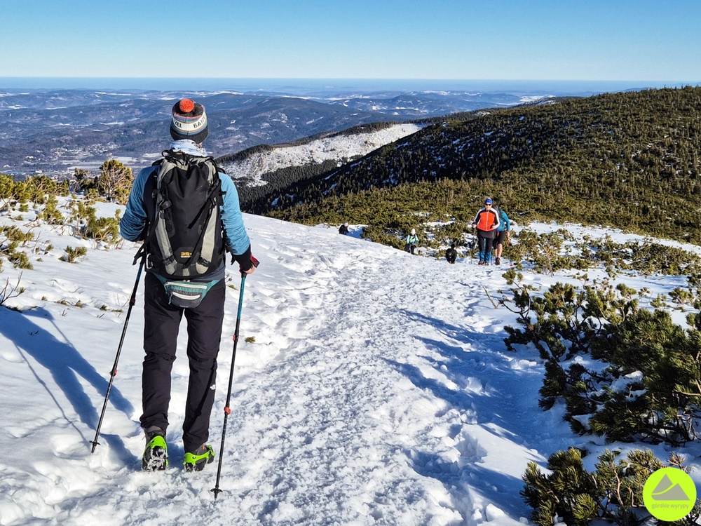 Zimowa trasa Karkonoszach - wędrówka z Karpacza