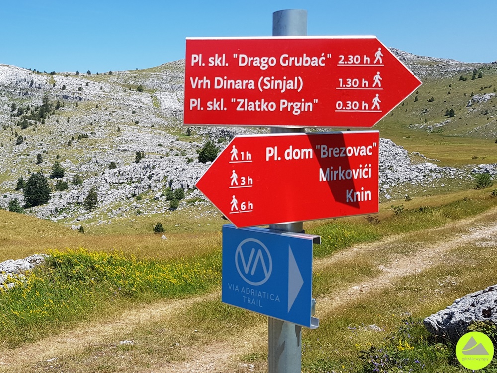 Dinara w Chorwacji - Trasa na szczyt - Górskie Wyrypy 