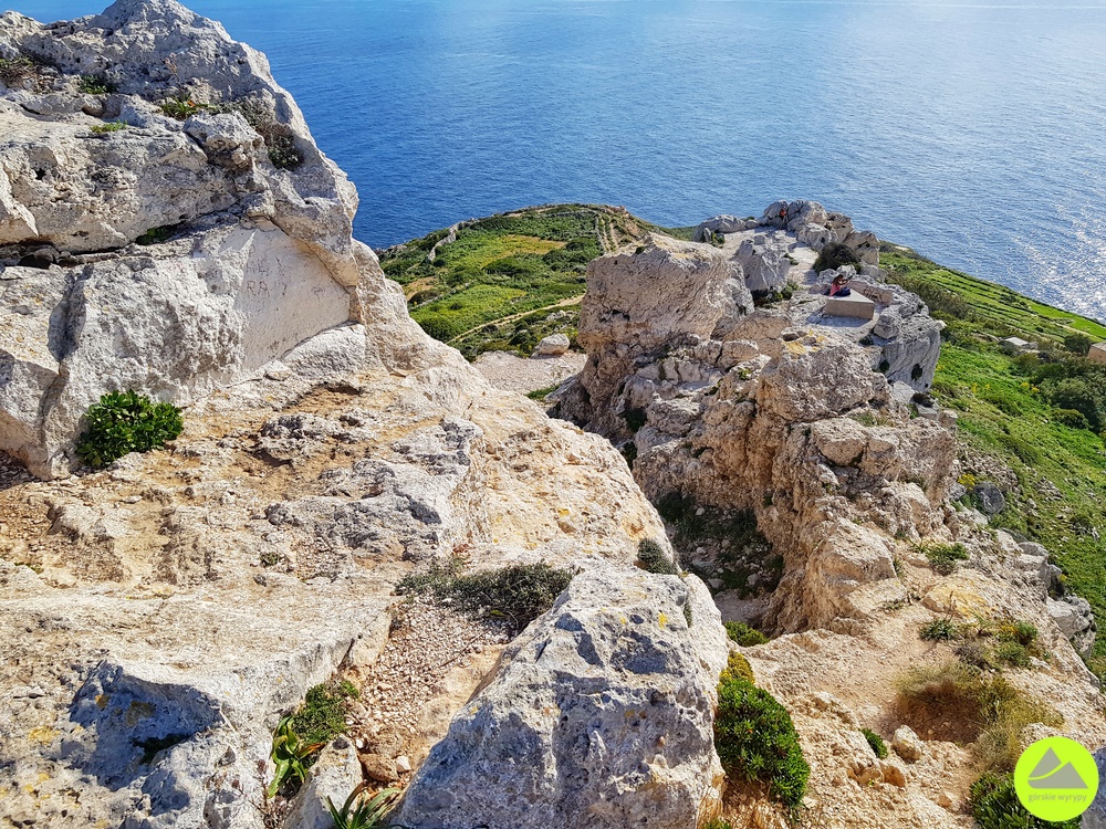 Klify Dingli - punkt widokowy - Malta - Górskie Wyrypy 