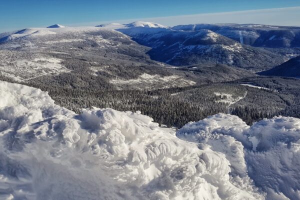 Karkonosze zimą - Górskie Wyrypy