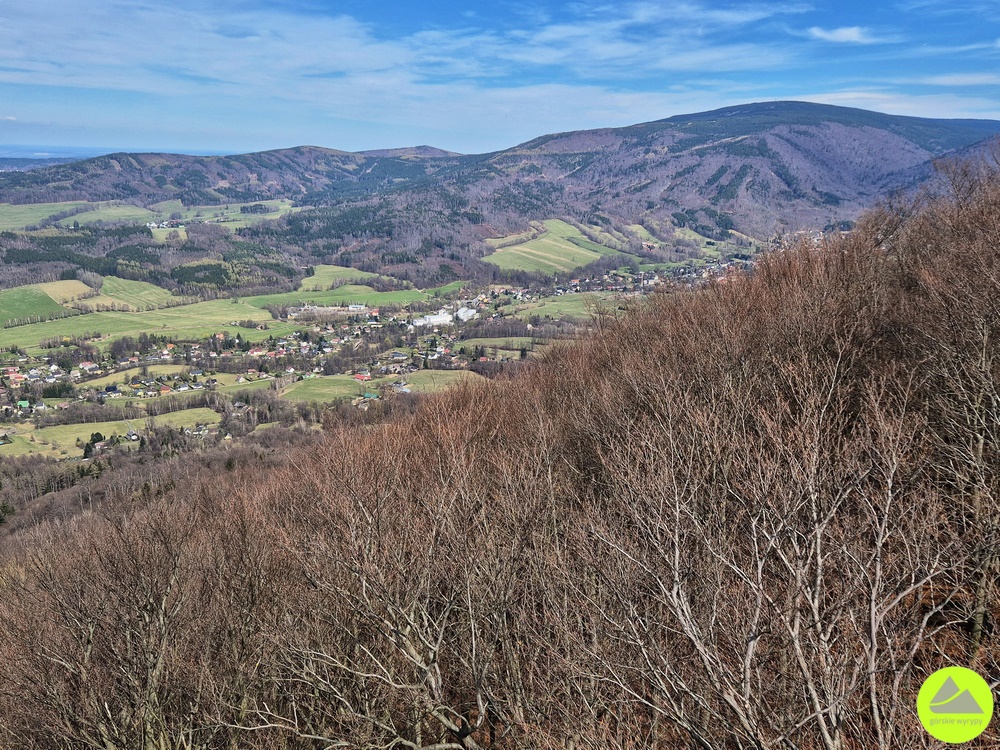 Ořesník punkt widokowy w Górach Izerskich 