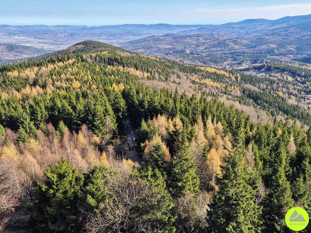 Wysoki Kamień - wieża widokowa w Górach Izerskich 