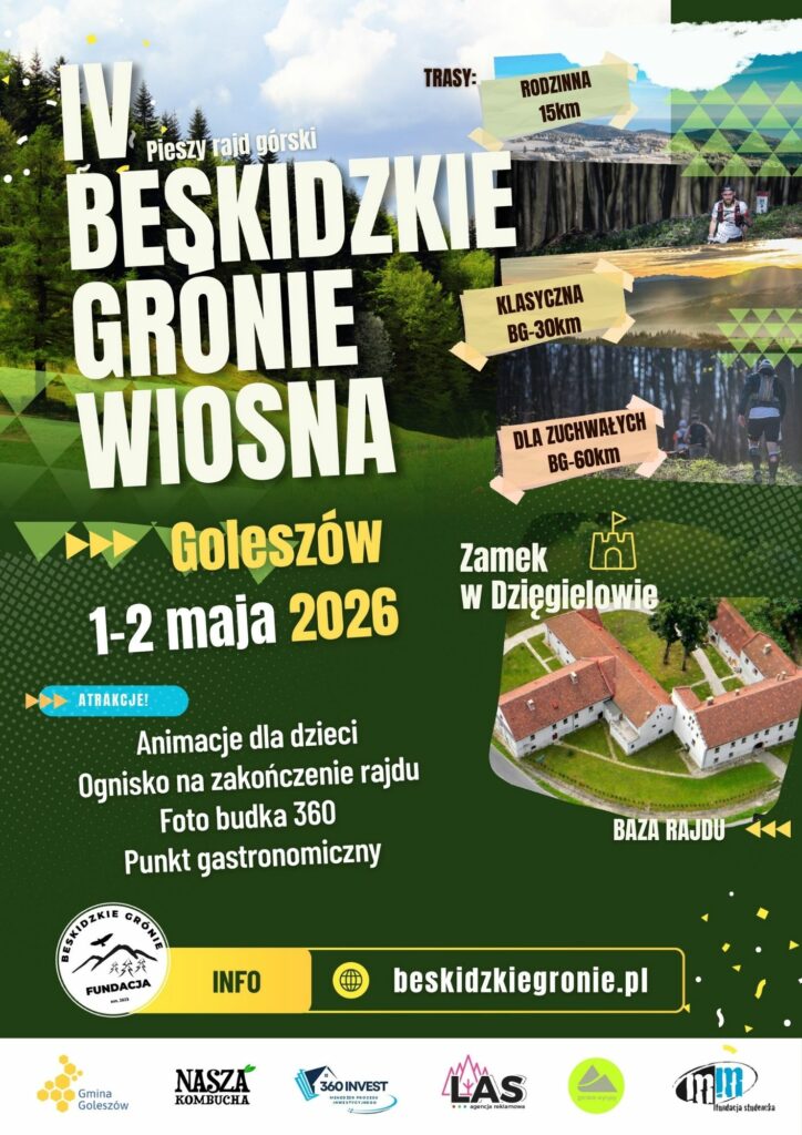 Pieszy Rajd Górski Beskidzkie Grónie - Wiosna