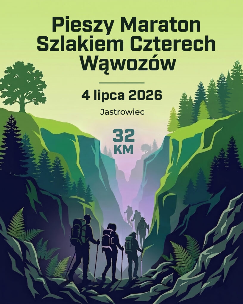 Pieszy Maraton Szlakiem Czterech Wąwozów - zapowiedź Górskie Wyrypy