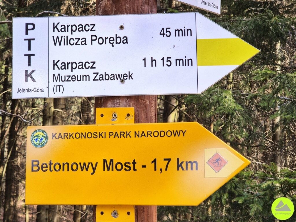 Szlak do Schroniska Nad Łomniczką w Karkonoszach 