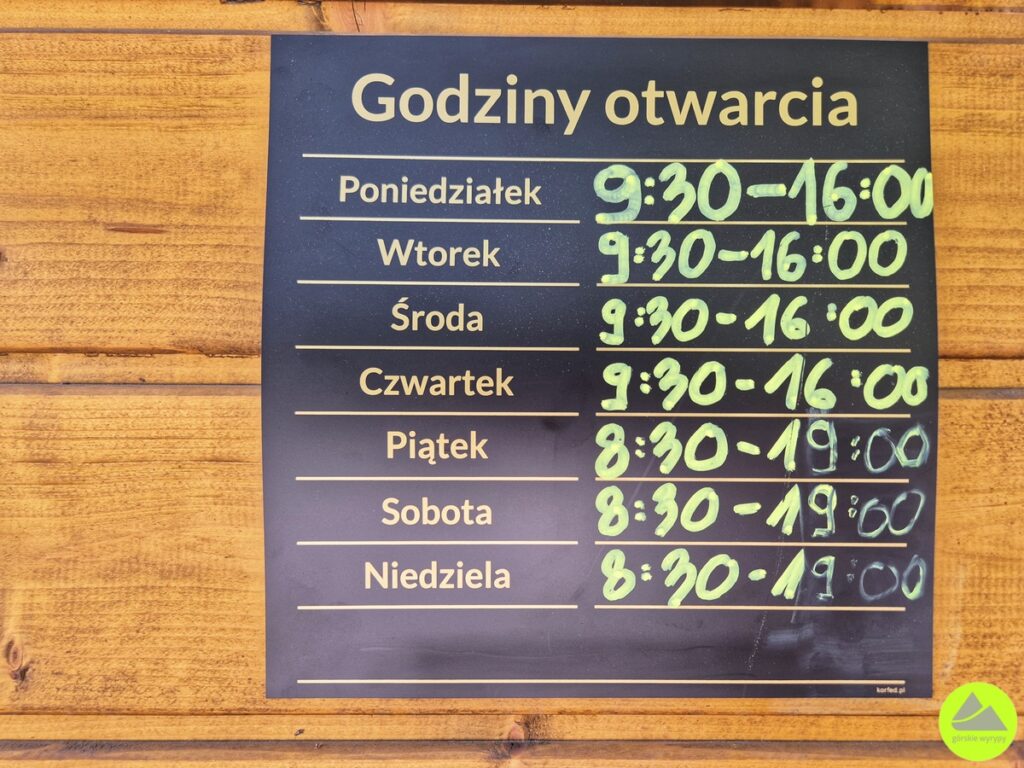 Schronisko nad Łomniczką - godziny otwarcia