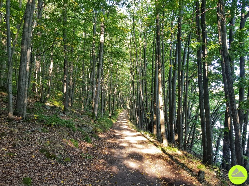 Szlak nad Jeziorem Złotnickim - Pogórze Izerskie 