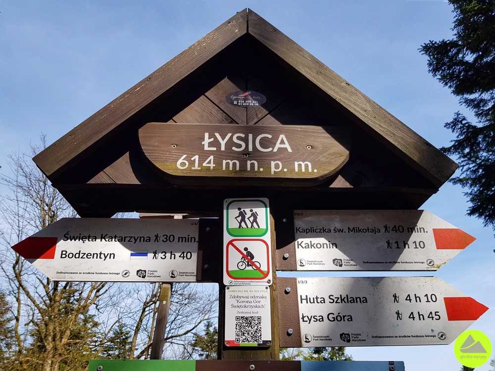 Korona Gór Świętokrzyskich - odznaka turystyczna