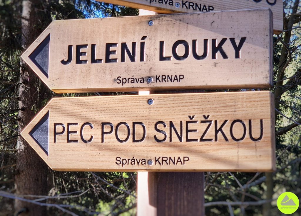 Trasa, szlak do Jeleni louky w Karkonoszach