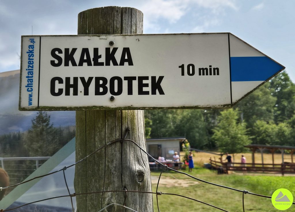 Trasa do skały Chybotek w Szklarskiej Porębie